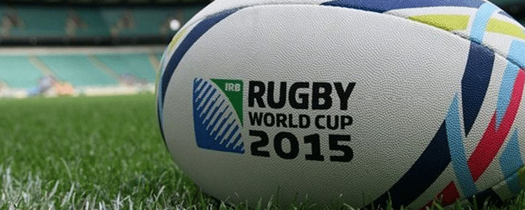 2015 Rugby World Cup football close-up