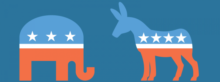 Which TV shows do Republicans and Democrats rate the highest?