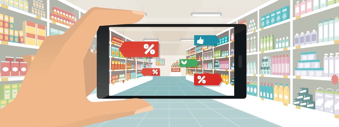 Augmented reality and grocery shopping