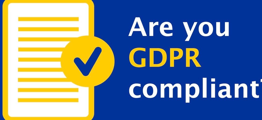 Are you GDPR (General Data Protection Regulation) Compliant? Illustration