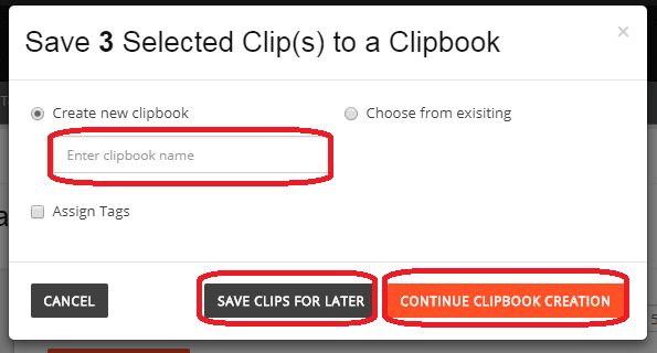save clips to clipbook