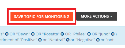 save topic for monitoring