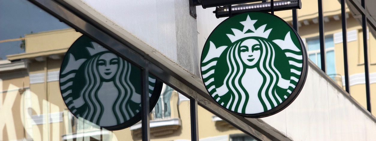 Starbucks Sign in Monaco, La Condamine