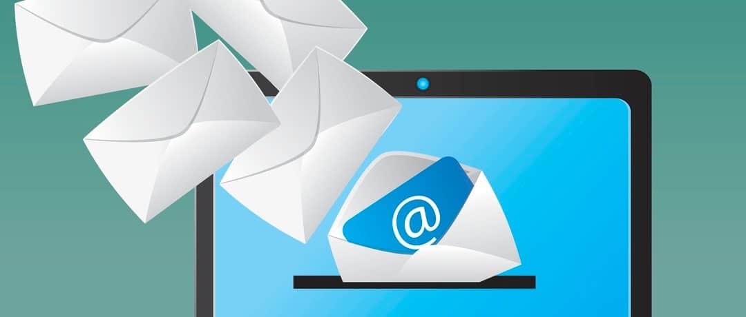 inbox in your email illustration design