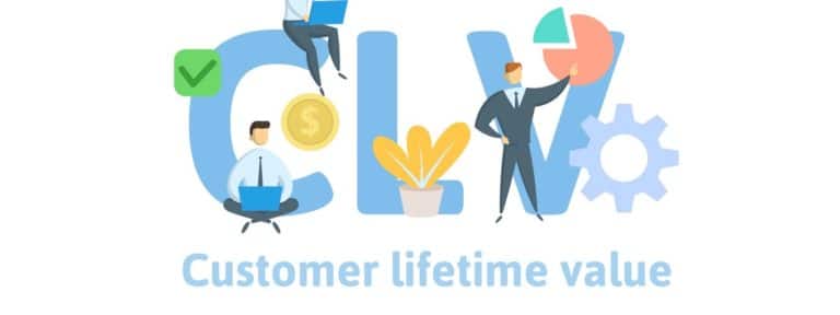 Which types of brands cite customer lifetime value as a top goal?