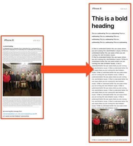 scaled images on mobile devices