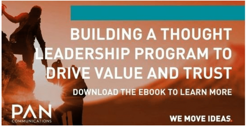 Getting to the peak of trust with a thought leadership program