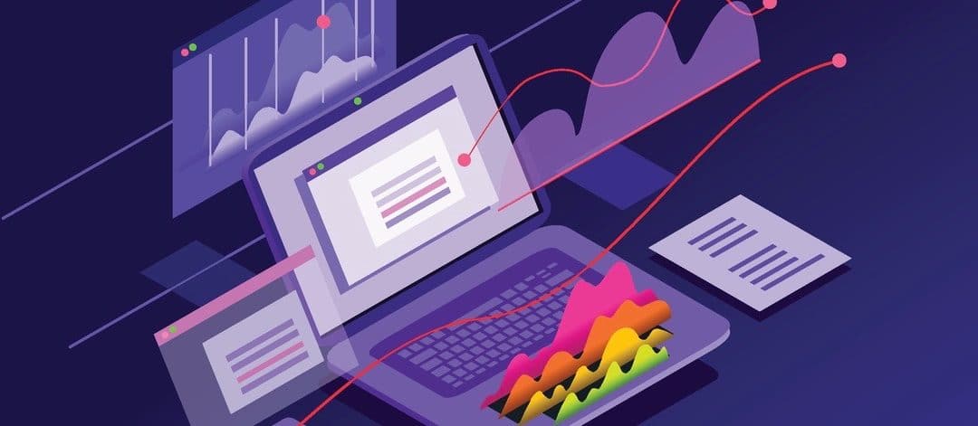 Success elements of an internet investment. Financial web analysis and strategy symbol. Vector design. Illustration.