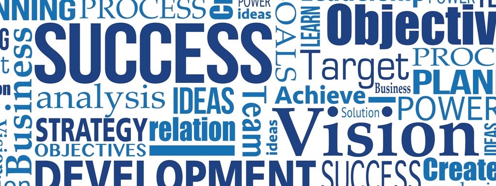 blue marketing business success concept word tag cloud illustration vector eps.10
