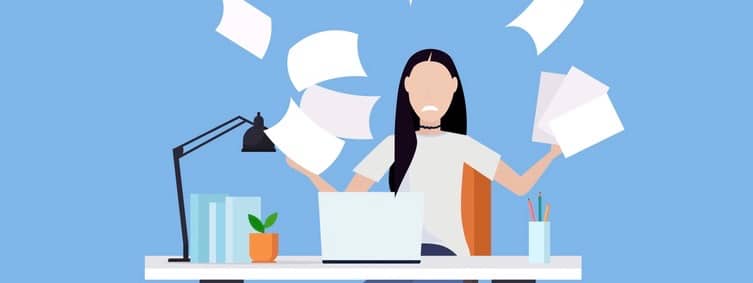 tired businesswoman throwing papers unsatisfied business woman feeling stress negative emotion problem failed project concept flat full length horizontal copy space vector illustration (tired businesswoman throwing papers unsatisfied business woman fe