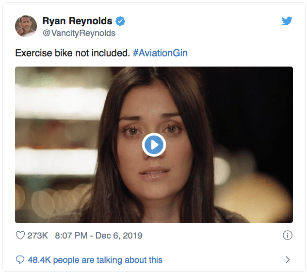 Ryan Reynolds Aviator Gin’s ad-jacking “rescue” of Peloton ad girl is pure PR genius