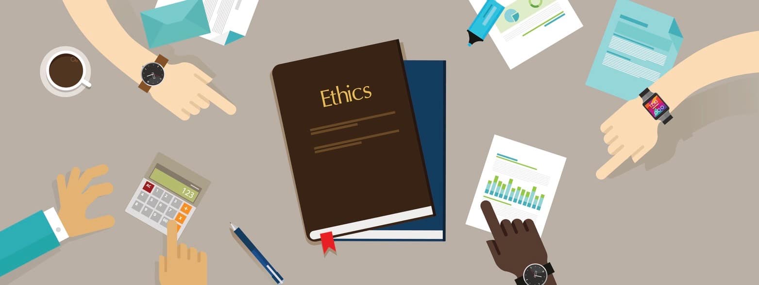 business ethic ethical company corporate concept vector