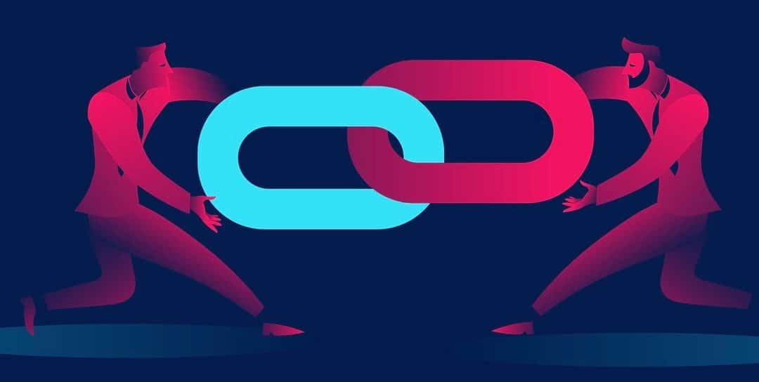 Backlinks or link building. seo concept. business concept