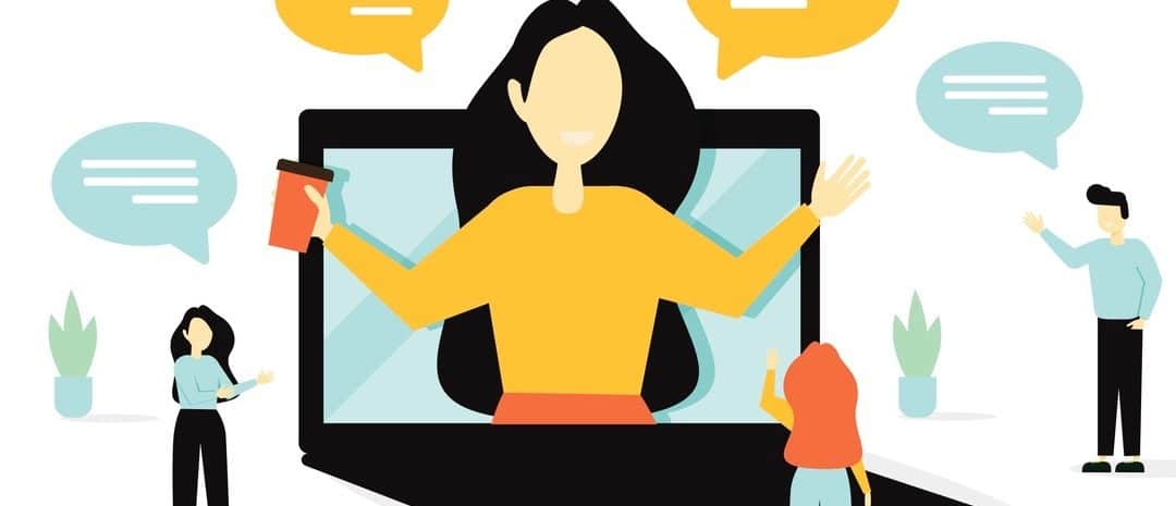Communication through the Internet, social networks, chat, video, news, messages, website, search for friends.