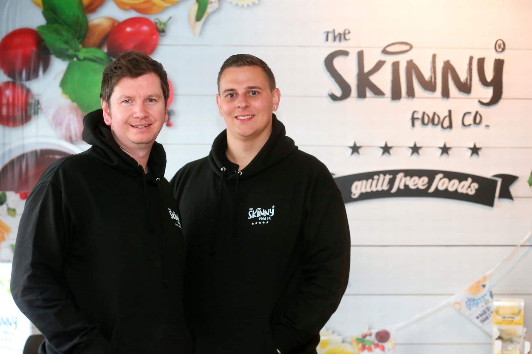 Wayne Starkey (left) & James Whiting (right) - The Skinny Food Co. co-founders