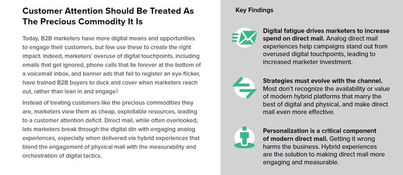 The onset of digital fatigue is driving marketers to increase investment in analog tactics