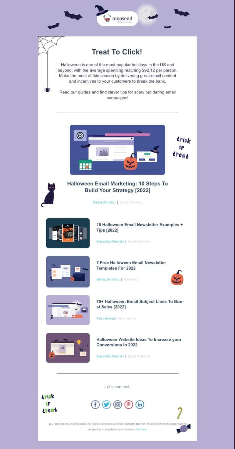 5 Halloween-themed email examples to get inspired 