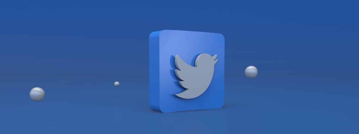 Twitter 3D Logo