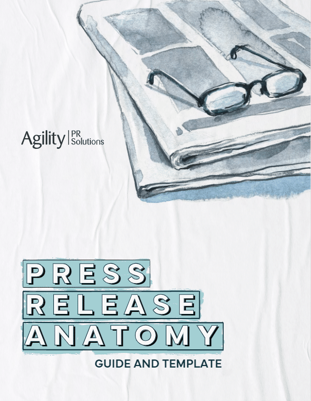 Cover of Press Release Anatomy Guide and Template