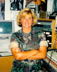 Picture of Amy Forsythe in uniform in 1993