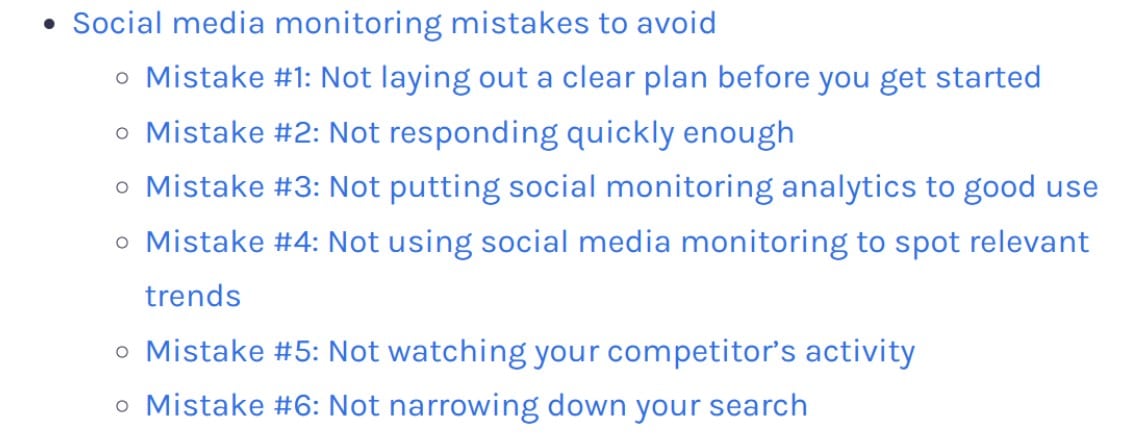 7 steps for writing an effective social media monitoring brief