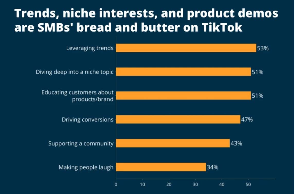 TikTok hits big for small business: Nearly all say it outperforms Instagram for audience engagement