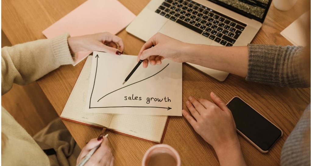 sales growth graph