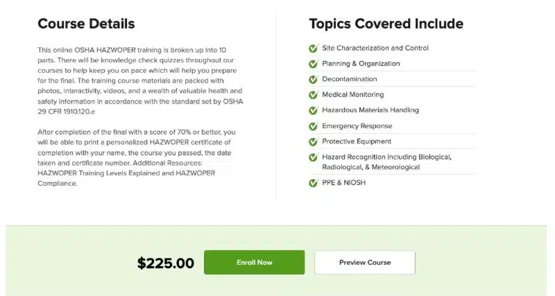 website content