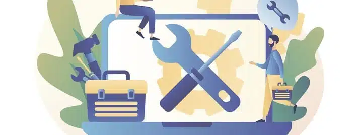 Repairman With Tool Box.