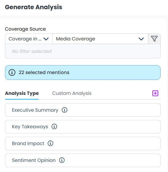 4 Analysis Types