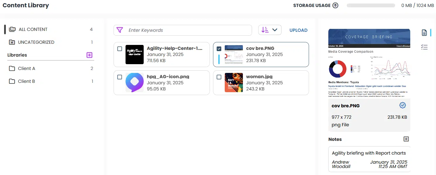 Content Library
