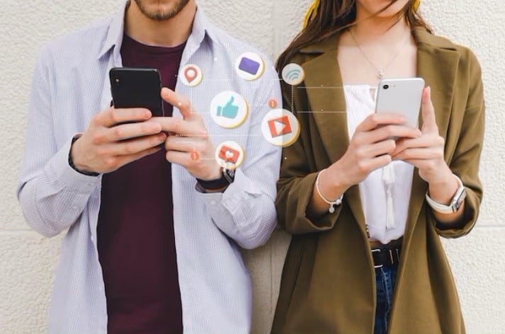 Mobile notification icons