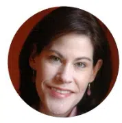 A close-up of a person smiling