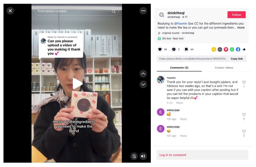 social media content