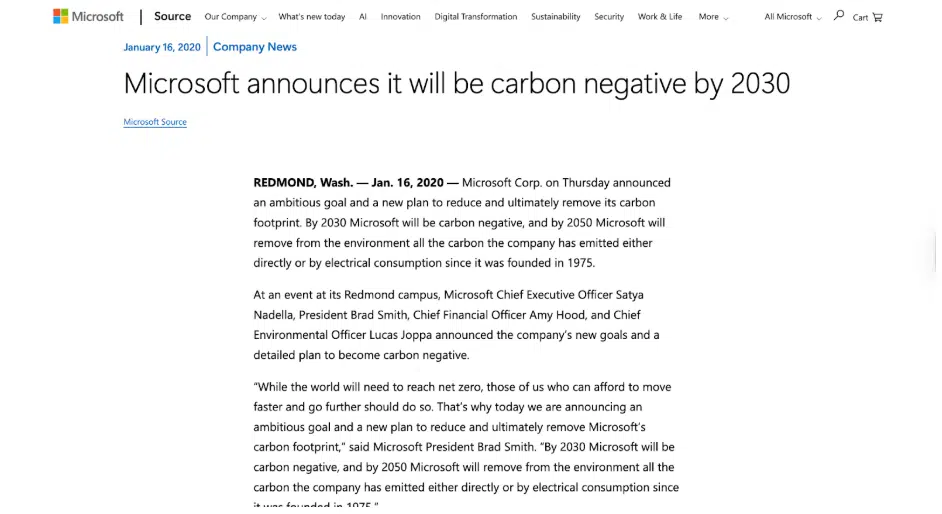 press release examples