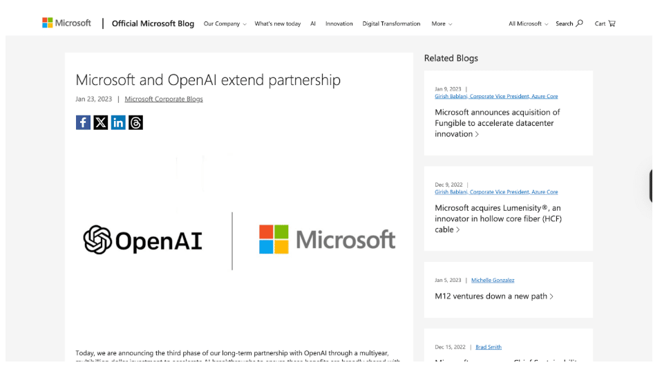 press release examples