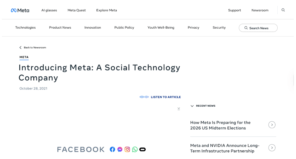 press release examples