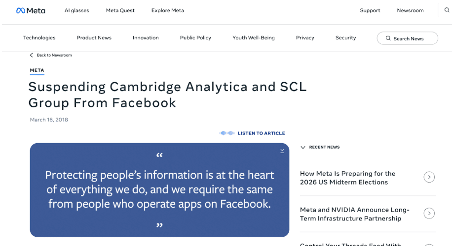 press release examples