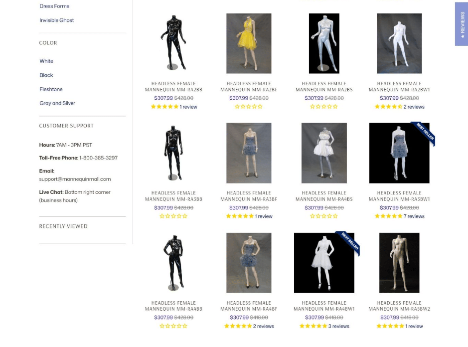 ecommerce website