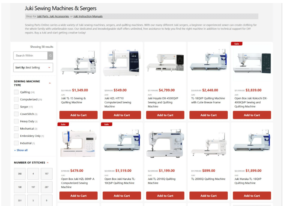 ecommerce website